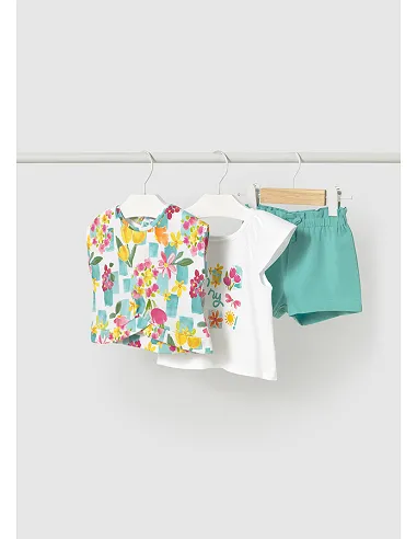 Conj. short 2 camisetas - Agata     