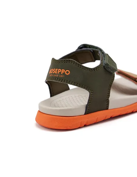 SANDALIA NIÑO KAKI ALTON | GIOSEPPO