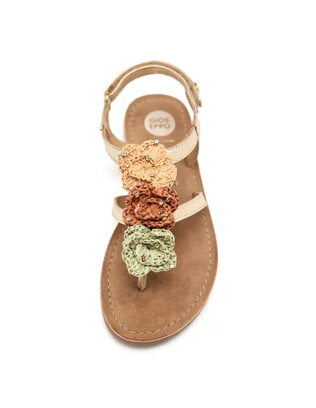 SANDALIA DE NIÑA PLATINO NEWRY | GIOSEPPO