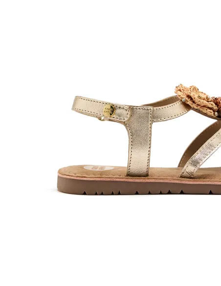 SANDALIA DE NIÑA PLATINO NEWRY | GIOSEPPO