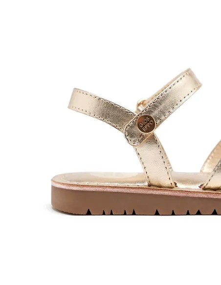 SANDALIA DE NIÑA PLATINO TOLLAND | GIOSEPPO