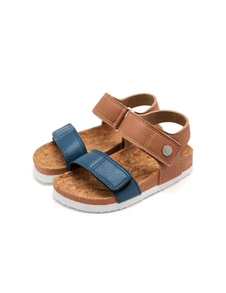 SANDALIA DE NIÑO MARRON BAYVIEW | GIOSEPPO