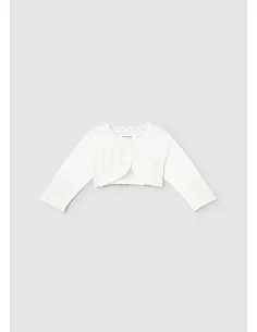 Rebeca corta tricot basica - Crudo    | MAYORAL