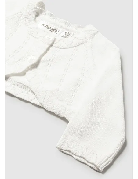 Rebeca corta tricot basica - Crudo    | MAYORAL