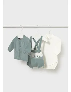 Conj. pantalon corto tricot - Lluvia   | MAYORAL