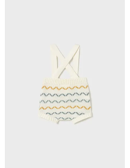 Conj. pantalon corto tricot - Manzanilla | MAYORAL
