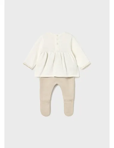 Conj. polaina tricot - Soja    | MAYORAL