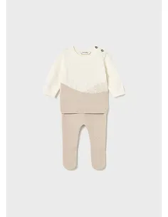 Conj. polaina tricot - Soja    | MAYORAL