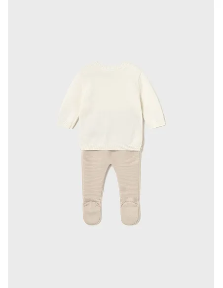 Conj. polaina tricot - Soja    | MAYORAL