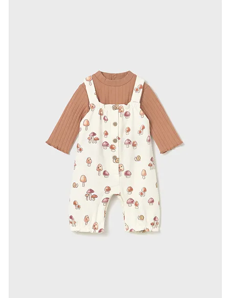 Conj. peto estampado - Canela   | MAYORAL