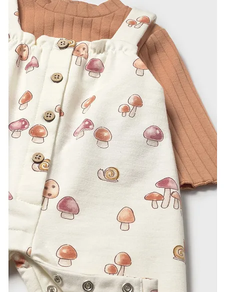 Conj. peto estampado - Canela   | MAYORAL