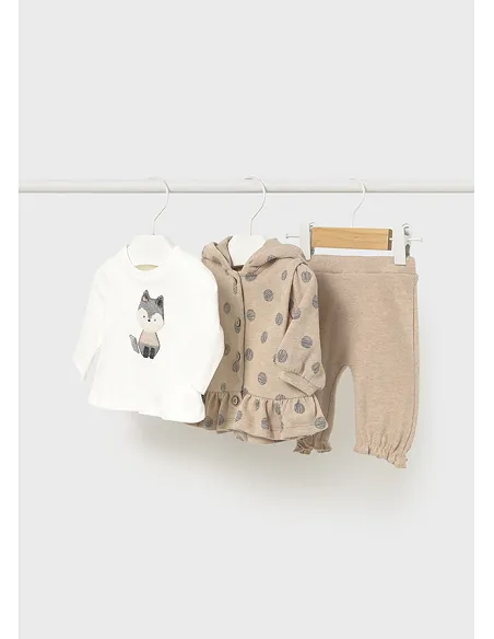 Chandal punto tricot 3 piezas - Cereal vig | MAYORAL