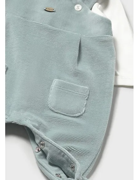 Pelele peto punto pana - Hielo    | MAYORAL