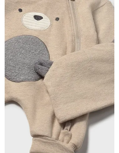 Pelele largo con gorro soft - Cereal vig | MAYORAL