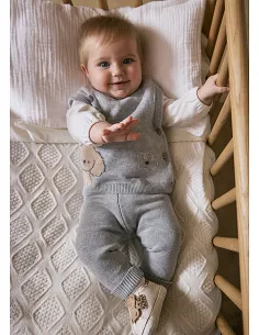 Conj. leggings chaleco tricot - Vapor vig  | MAYORAL