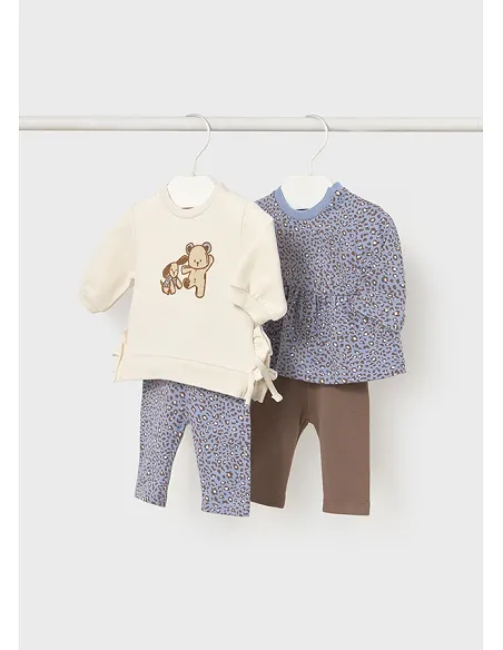 Conj. leggings 4 piezas - Dream blue | MAYORAL