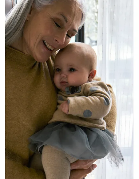 Vestido tricot combinado tul - Cereal vig | MAYORAL