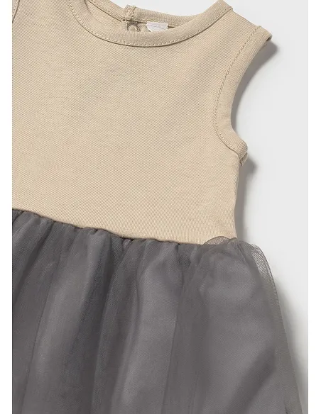 Vestido tricot combinado tul - Cereal vig | MAYORAL