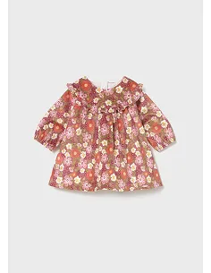 Vestido terciopelo estampado - Blush    | MAYORAL