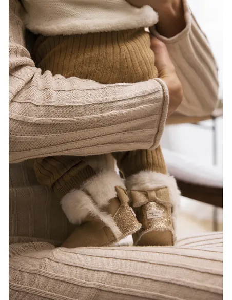 Botas serraje - Almendra  | MAYORAL