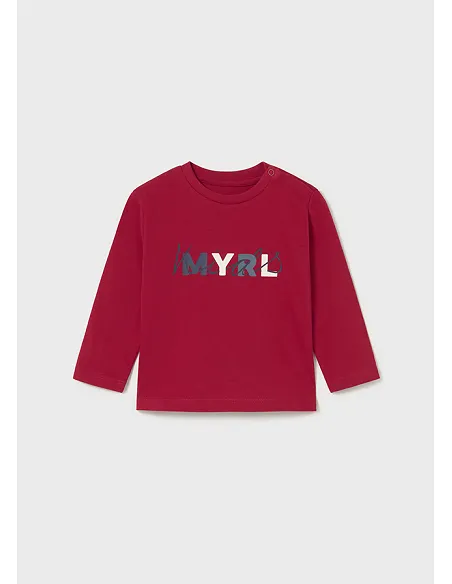 Camiseta m/l basica - Rojo    | MAYORAL