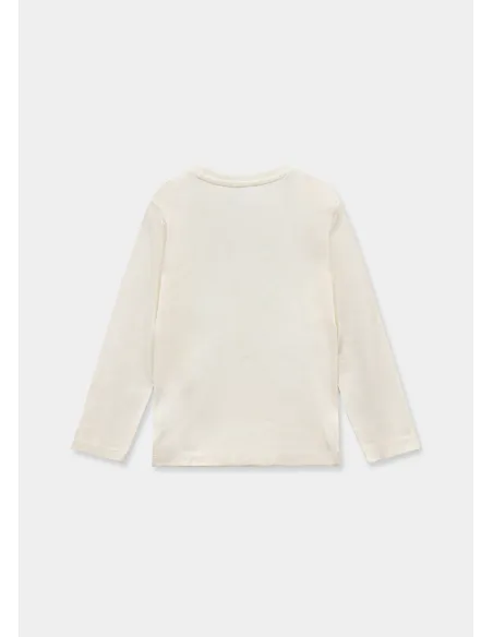 Camiseta m/l basica - Nata    | MAYORAL