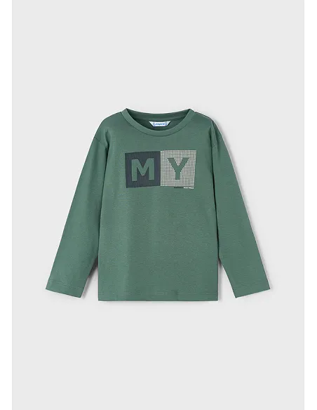 Camiseta m/l basica - Abeto    | MAYORAL