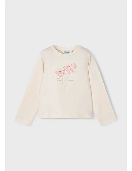 Camiseta m/l basica - Macchiato | MAYORAL