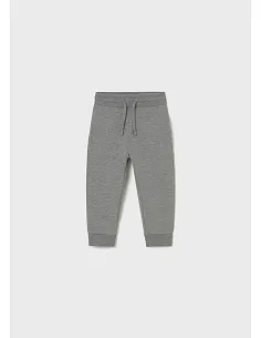 Pantalon felpa basico puños - Niebla vig | MAYORAL
