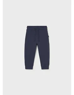 Pantalon felpa basico puños - Azul    | MAYORAL