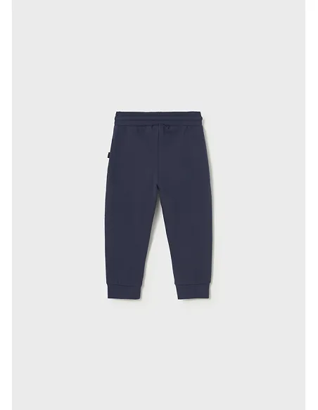 Pantalon felpa basico puños - Azul    | MAYORAL