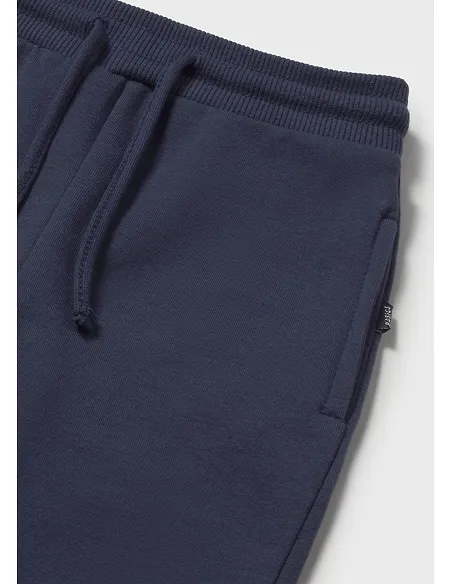 Pantalon felpa basico puños - Azul    | MAYORAL