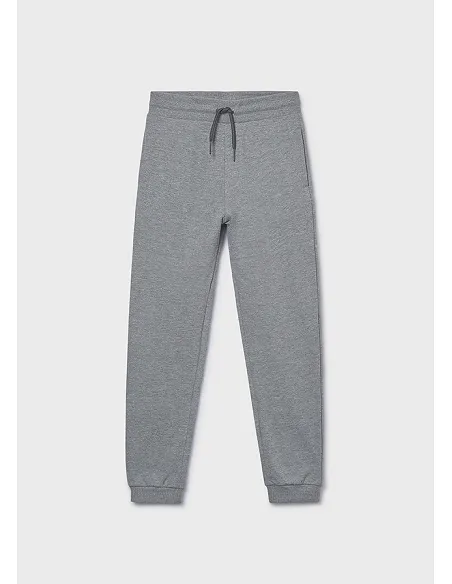 Pantalon felpa basico puños - Niebla vig | MAYORAL