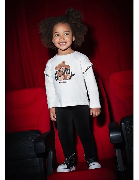 Leggings terciopelo basico - Negro    | MAYORAL