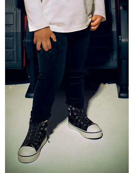 Leggings terciopelo basico - Negro    | MAYORAL