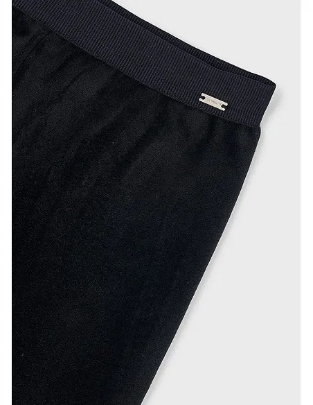 Leggings terciopelo basico - Negro    | MAYORAL