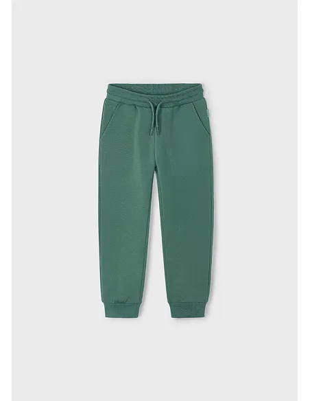 Pantalon felpa basico puños - Abeto    | MAYORAL