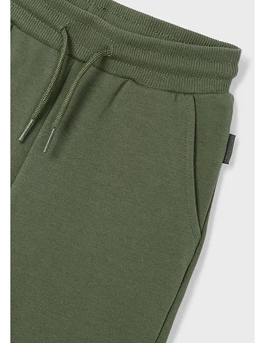 Pantalon felpa basico puños - Oliva    | MAYORAL