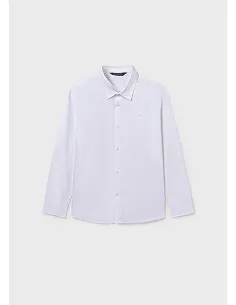 Camisa m/l basica - Blanco   | MAYORAL