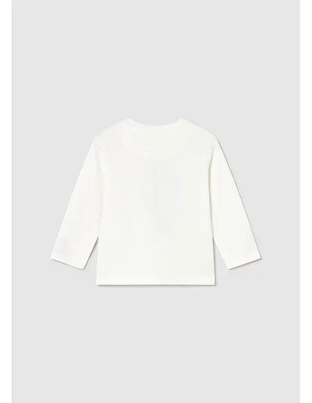 Camiseta m/l oso - Nata    | MAYORAL