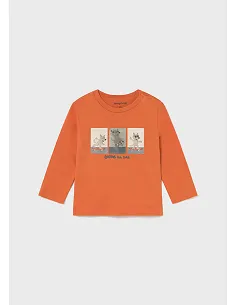 Camiseta m/l lenticular - Calabaza  | MAYORAL