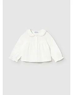 Blusa gasa plumeti - Nata    | MAYORAL