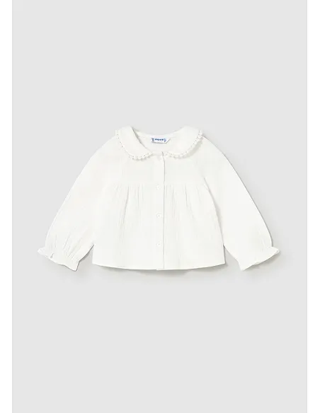 Blusa gasa plumeti - Nata    | MAYORAL