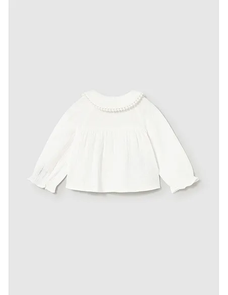 Blusa gasa plumeti - Nata    | MAYORAL