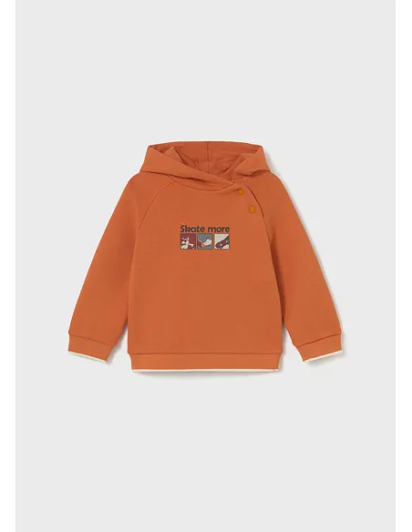 Pullover capucha - Calabaza  | MAYORAL