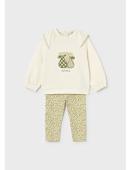 Conj. leggings pullover - Aceite   | MAYORAL