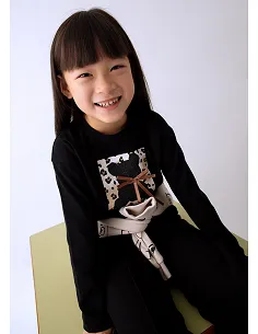 Camiseta m/l - Negro    | MAYORAL