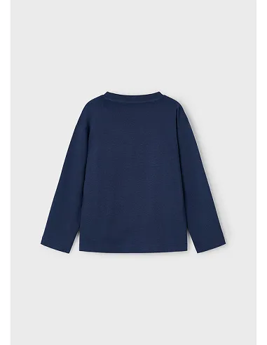 Camiseta m/l semibasica - Azul    | MAYORAL