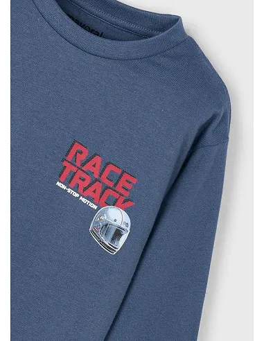 Camiseta m/l "race track" - Acero    | MAYORAL