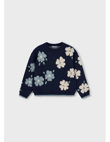 Jersey jacquard - Petroleo  | MAYORAL